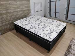 Cama Box Casal Basic Light 138x 188x52 SR Moveis
