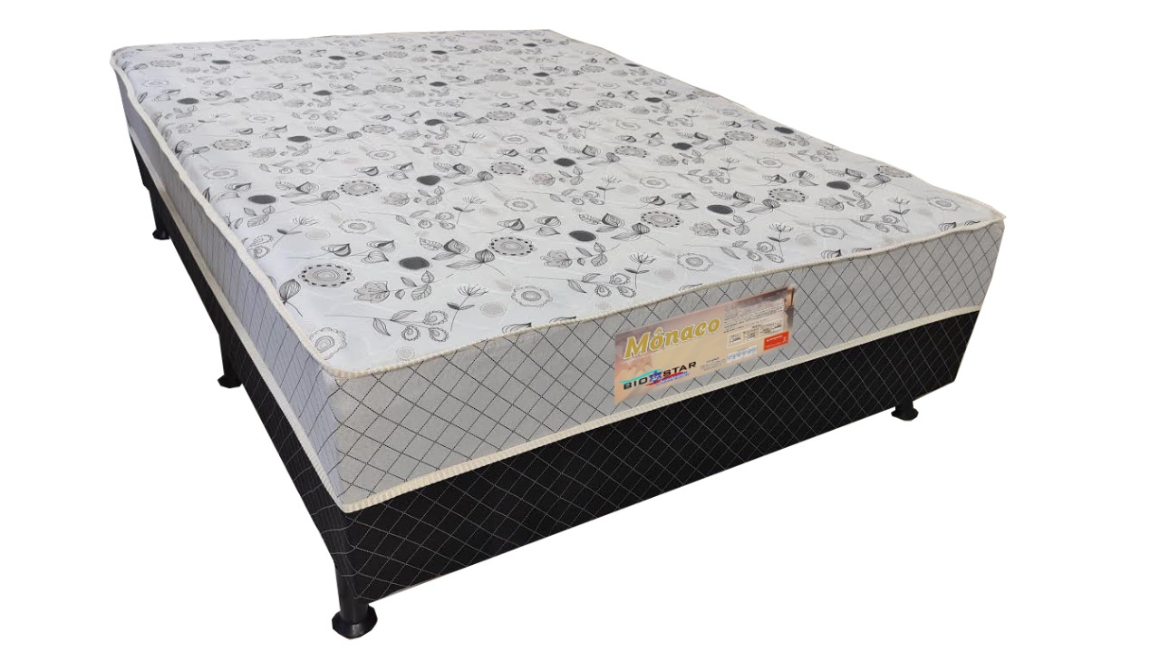 Cama Box Casal Monaco 138x 188x40 Alto Nivel