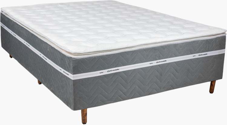 Cama Box Solteiro Dackar Plus Semi Ortopédico 88x 188x45 Orthoside