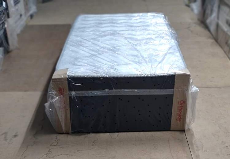 Cama Box Solteiro Dubai Plus 88x 188x43 Orthoside Colchões