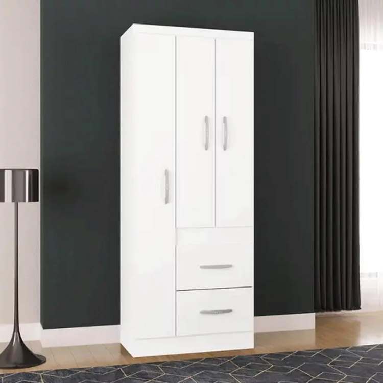 A849.Roupeiro New Marbela 3P2G Branco Poquema