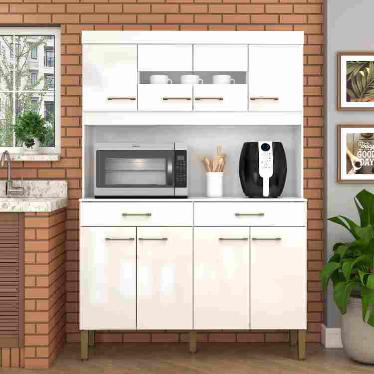 K120.Kit Cozinha Laura 8P2G Branco Fellicci