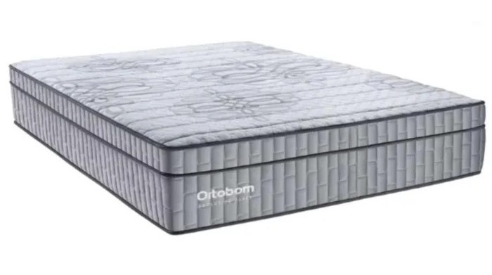 Colchão Queen Exclusive Sleep Molas Ensacadas 158x 198x32 Ortobom