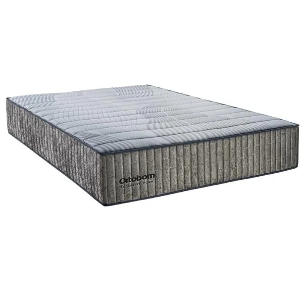 Colchão Queen Exclusive Foam D33 High Resilience 158x 198x30 Ortobom