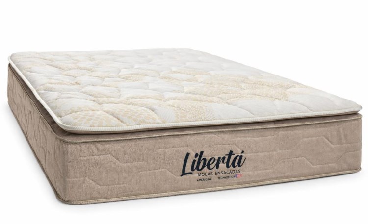Colchão Queen Liberta Molas Ensacadas com Pillow 158x 198x32 InovaFlex