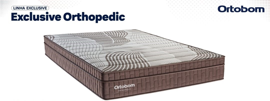 Colchão Queen Exclusive Orthopedic 158x 198x28 Ortobom